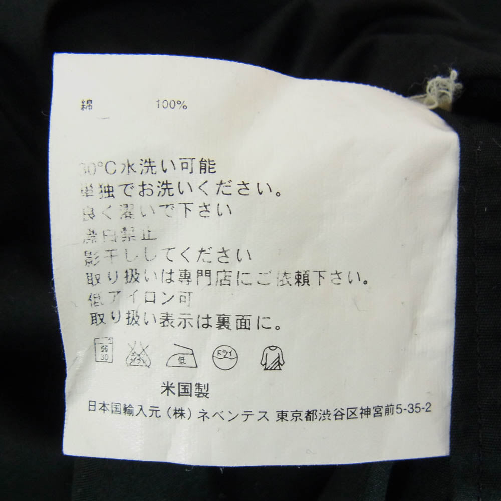 WOOLRICH ウールリッチ USA製 ボタンダウン 長袖 シャツ ブラック系 M【中古】