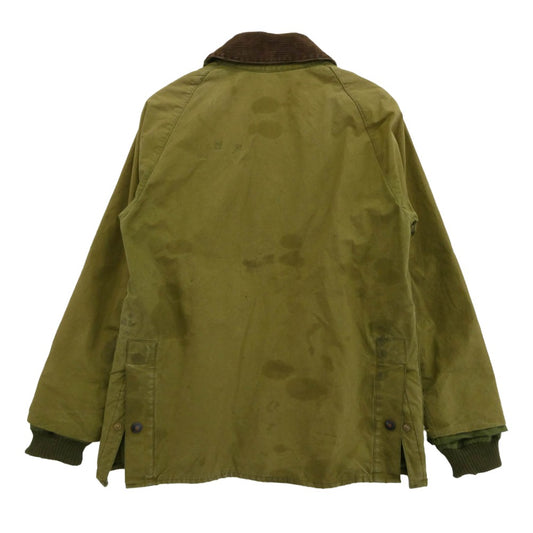 Barbour バブアー 80s 英国製 BEDALE ビデイル オイルド ジャケット カーキ系【中古】