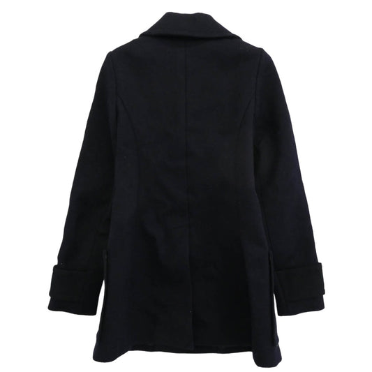 BALENCIAGA バレンシアガ 328030-TDJB2 ダブル ピーコート ブラック系 34【中古】