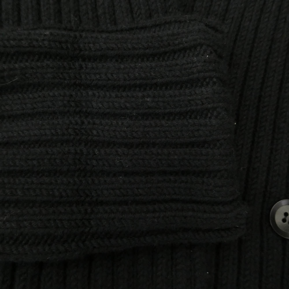 Yohji Yamamoto POUR HOMME ヨウジヤマモトプールオム 14AW HF-K80-189 レイヤード ニット カーディガン ブラック系 ライトブラウン系 3【中古】