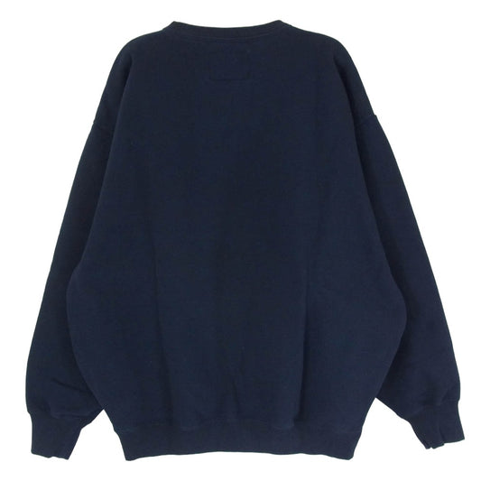 WTAPS ダブルタップス 24AW 242ATDT-CSM18 ACADEMY SWEATER アカデミー ロゴ スウェット トレーナー ネイビー系 x03【中古】