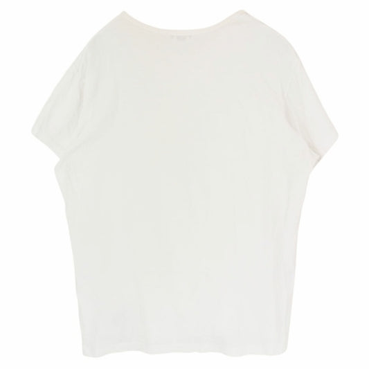 Yohji Yamamoto POUR HOMME ヨウジヤマモトプールオム 20AW HR-T02-070 カルティマ天竺 丸首半袖 Tシャツ カットソー ホワイト系 3【中古】