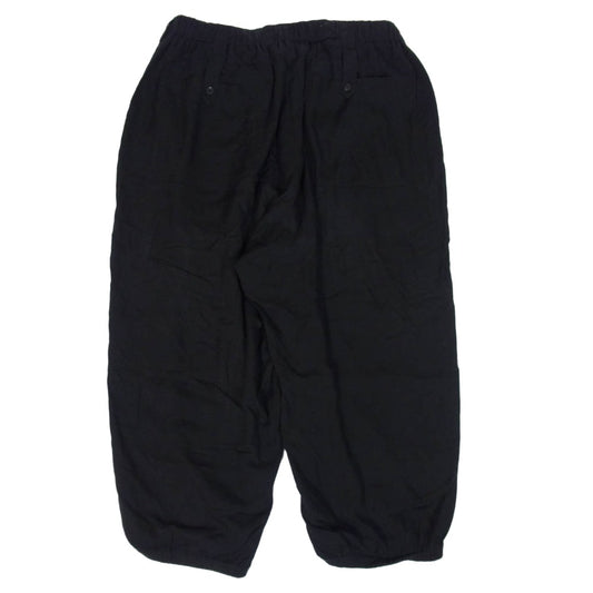 Yohji Yamamoto POUR HOMME ヨウジヤマモトプールオム 20SS HN-P32-222 G-タブ付キギャザーパンツ バルーンパンツ ブラック系 3【中古】