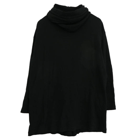 Yohji Yamamoto POUR HOMME ヨウジヤマモトプールオム 23AW HJ-T84-988 Layered Like Coat レイヤードライクコート フルジップ ロング パーカー フーディー ブラック系 3【中古】