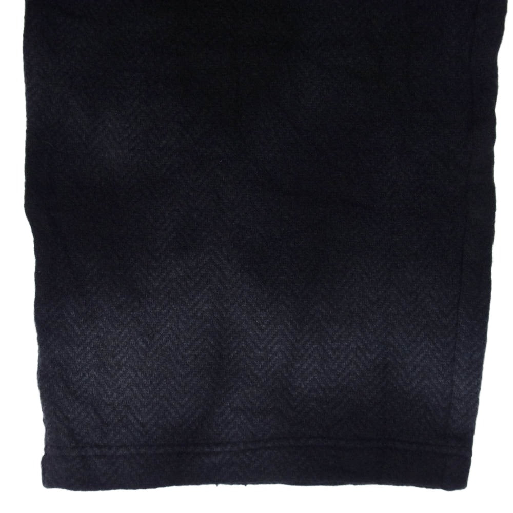 Yohji Yamamoto POUR HOMME ヨウジヤマモトプールオム 23AW HJ-T35-174 1/12 SEANA HERRINGBONE PANTS ムラ染加工 ヘリンボーン パンツ ブラック系 3【中古】