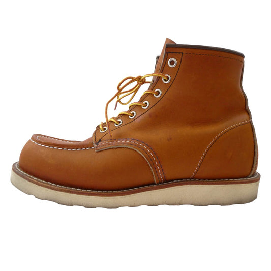 RED WING レッドウィング 875 6-inch Classic Moc 6インチ クラシックモック レザー ブーツ ブラウン系 25.5cm【中古】