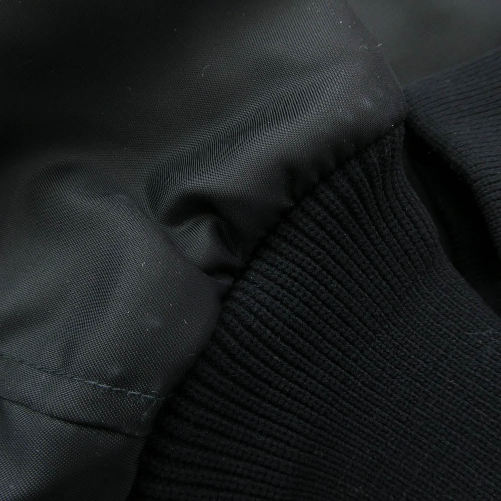 WACKO MARIA ワコマリア 24AW RD-WM-BL01 RESERVOIR DOGS レザボア・ドッグス NYLON VARSITY JACKET ナイロン バーシティ ジャケット ブラック系 XL【中古】