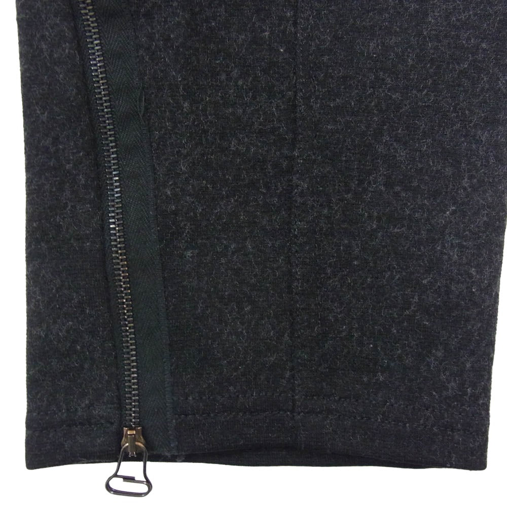 LANVIN ランバン スラックス 裾ファスナー パンツ ダークグレー系 46【中古】