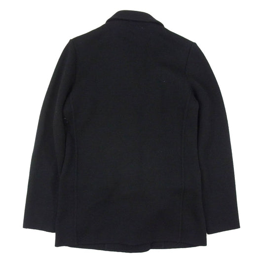 LARDINI ラルディーニ 24AW JALJMP02N 新型ブートニエール付き メタルボタン ウール ダブル ニット ジャケット ブラック系 XXS【中古】