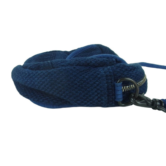 PORTER CLASSIC ポータークラシック KENDO 刺し子 サコッシュ ショルダー バッグ 日本製 ネイビー系【中古】