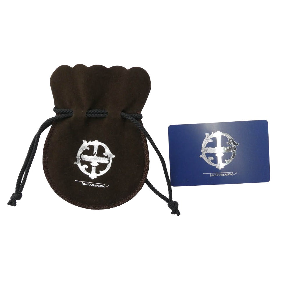 TARO WASHIMI ワシミタロウ 鷲見太郎 販売証明カード付属 cross pendant arabesque medicine wheel 限定 FLUORITE 6×8 cup クロス ペンダントトップ シルバー系【中古】