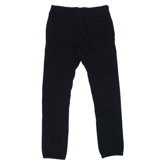 FEAR OF GOD フィアオブゴッド ESSENTIALS エッセンシャルズ ロゴプリント 裏地フリース スウェットパンツ ブラック系 S【中古】
