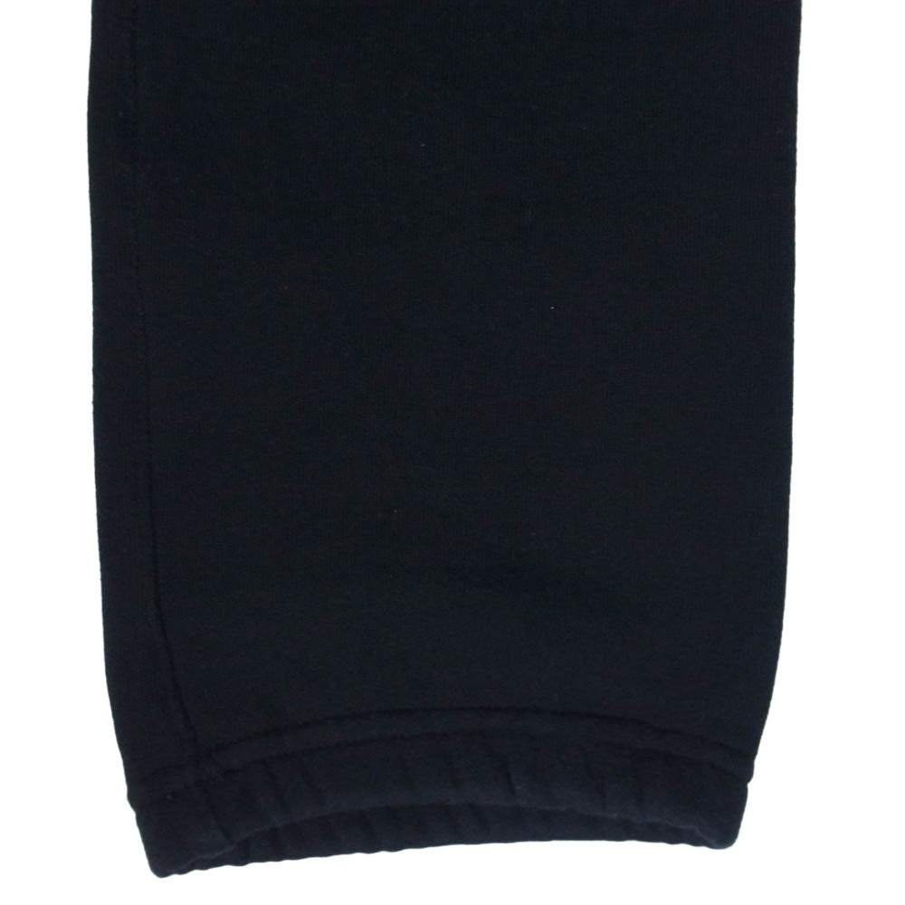 FEAR OF GOD フィアオブゴッド ESSENTIALS エッセンシャルズ ロゴプリント 裏地フリース スウェットパンツ ブラック系 S【中古】