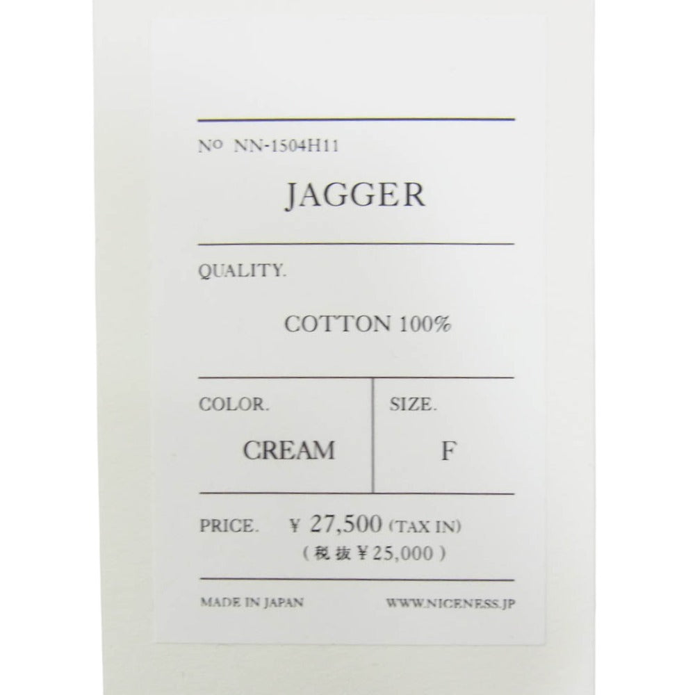 ナイスネス NN-1504H11 JAGGER ジャガー コーデュロイ キャップ クリーム系 F【中古】