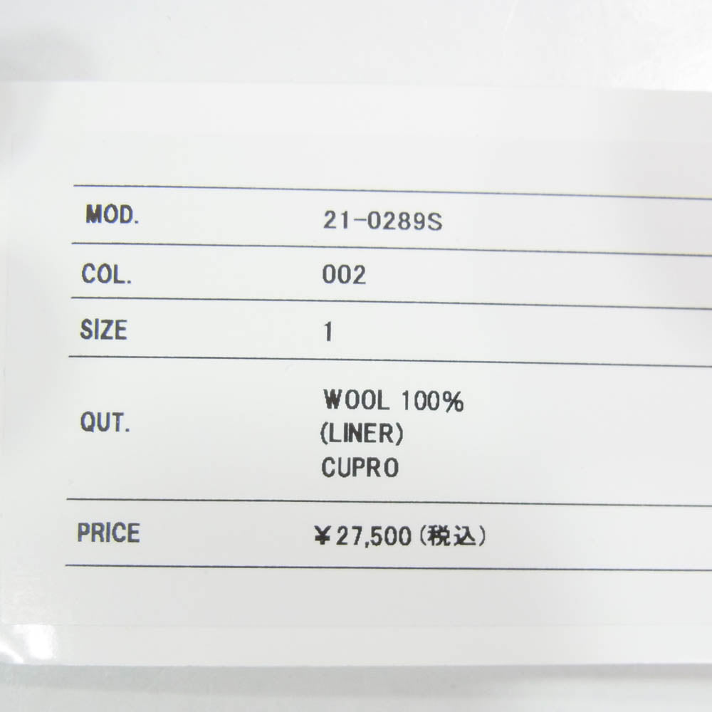 Sacai サカイ 21-0289S x KAWS MELTON CAP カウズ メルトン キャップ ブラック系 1【中古】