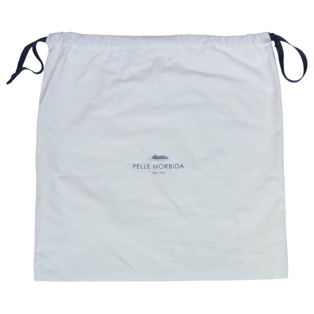 PELLE MORBIDA ペッレモルビダ PMO-TE007WI Wien ヴィーン レザー トート ハンド バッグ ブラック系【中古】