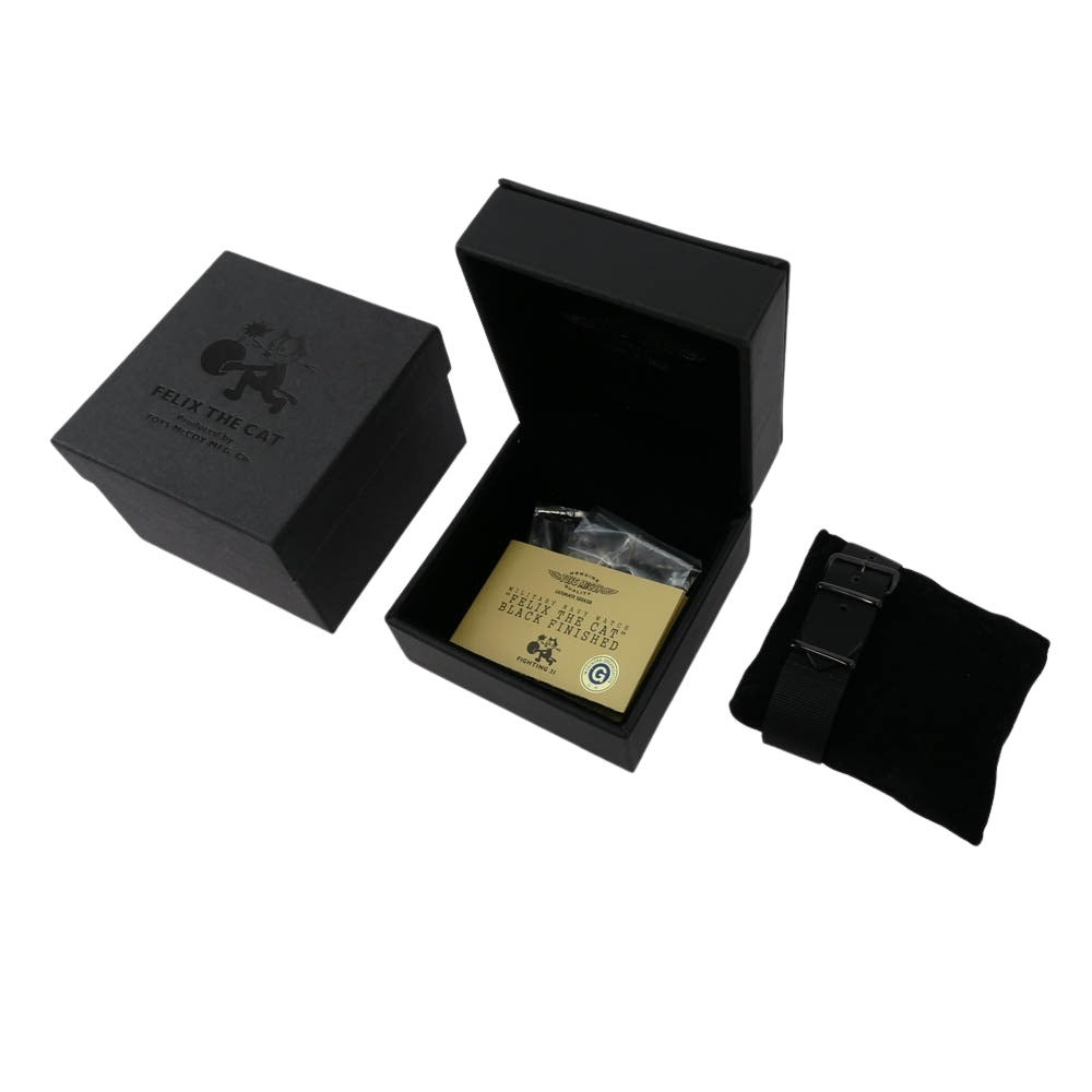 TOY'S McCOY トイズマッコイ 600個限定 FELIX THE CAT フィリックス USN ミリタリー ダイバーズ ウォッチ 機械式自動巻き ブラック系【中古】