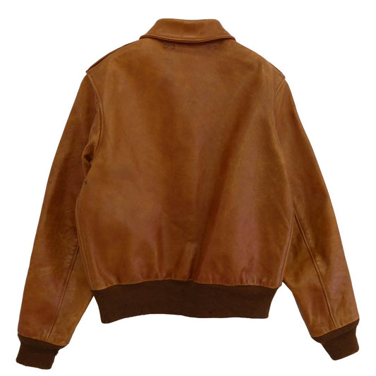 The REAL McCOY'S ザリアルマッコイズ TYPE A-2 J.A.DUBOW デュボウ 実名復刻 フライト ジャケット ラセットブラウン ブラウン系 36【中古】