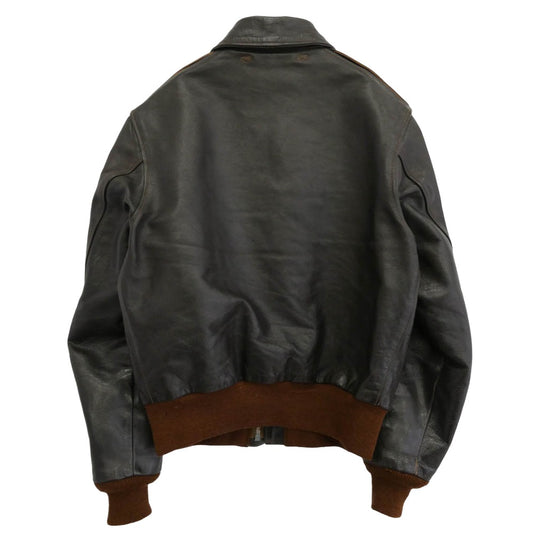 TOY'S McCOY トイズマッコイ TYPE A-2 フライトジャケット シールブラウン TALONジップ ブラウン系 36【中古】