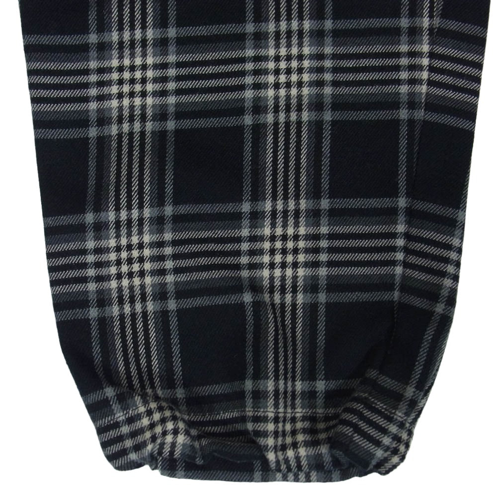 ヌル トウキョウ NULL-039EX NULL DATE CHECK -GREY CHECK チェック パンツ ブラック系 S【中古】