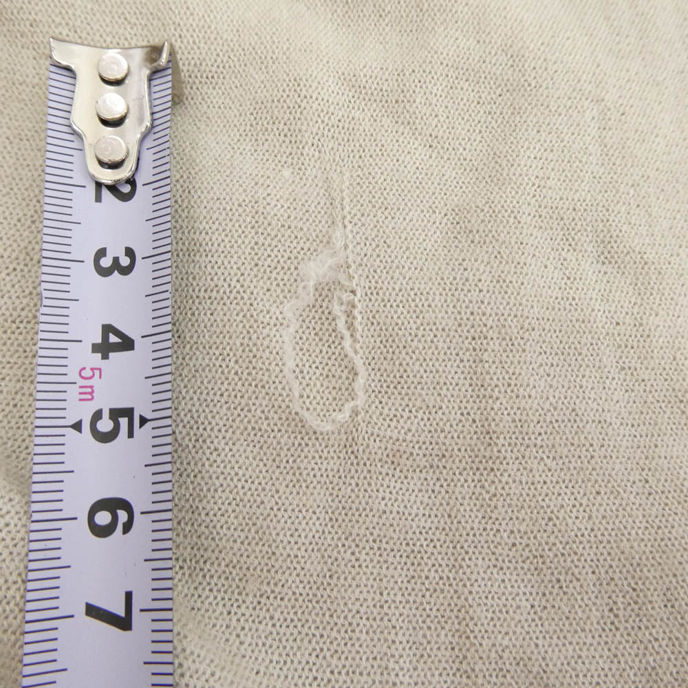 カレンソロジー CL009134ER-07 ウール ハイネック ギャザー ニット ロングワンピース ベージュ系 F【中古】