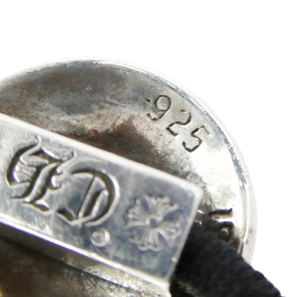 CHROME HEARTS クロムハーツ(原本無) HAIRBAND BSフレア ボタン ヘアゴム ヘアバンド シルバー コンチョ ブレスレット シルバー系 ブラック系【中古】