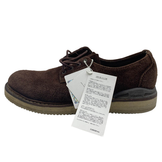 VISVIM ビズビム 12AW 0112302002009 VIRGIL PLAIN TOE-FOLK DK.BROWN ヴァージル プレーントゥ スエード シューズ ブラウン ブラウン系 US9【中古】