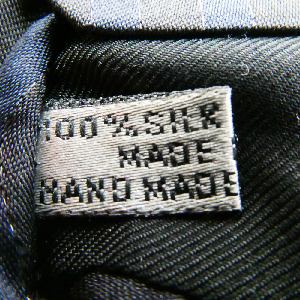 DIOR HOMME ディオールオム シルク ネクタイ ブラック系 ネイビー系【中古】