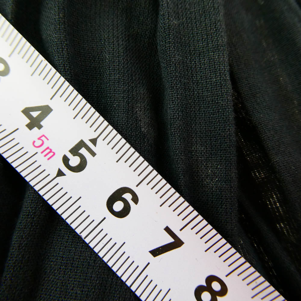 DIOR HOMME ディオールオム 05SS エディ期 コットン フリンジ ストール マフラー ネイビー系【中古】