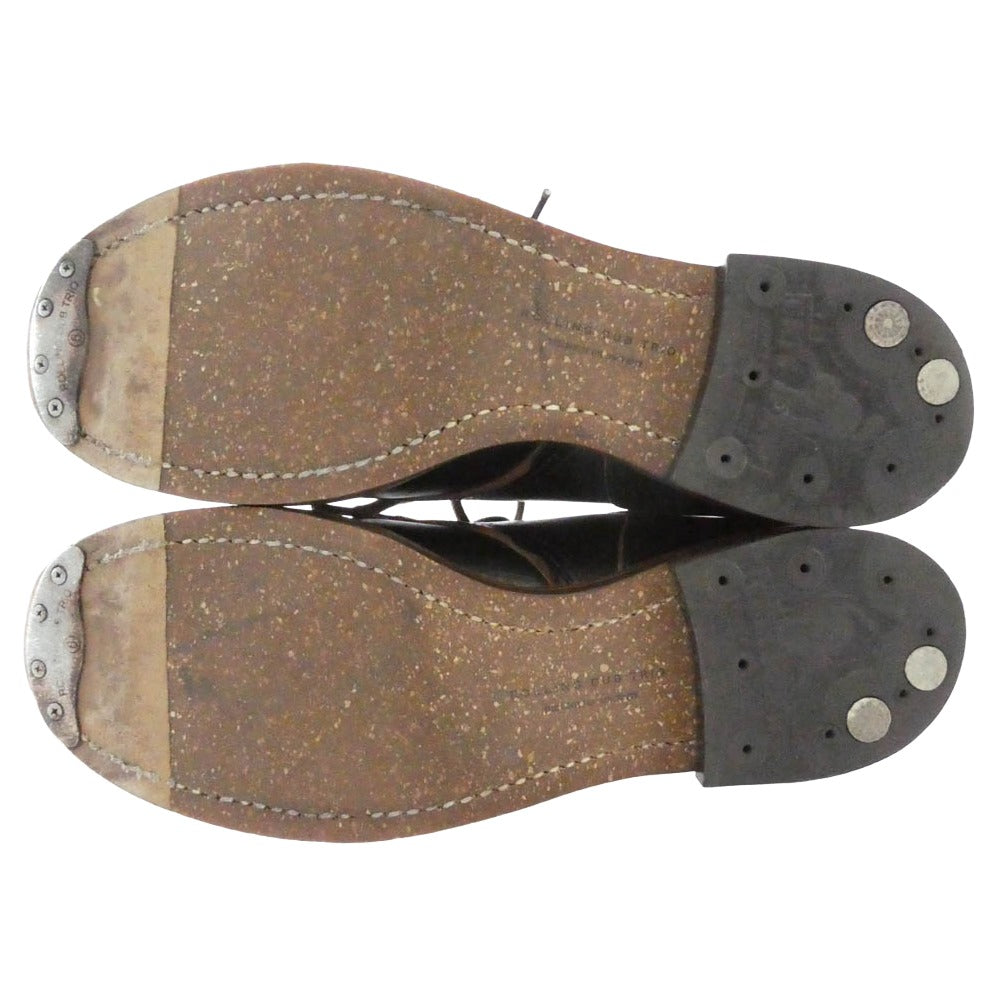 ROLLING DUB TRIO ローリングダブトリオ COUPEN コペン 茶芯 CAT'S PAW ブーツ ブラック系 26.5cm程度【中古】