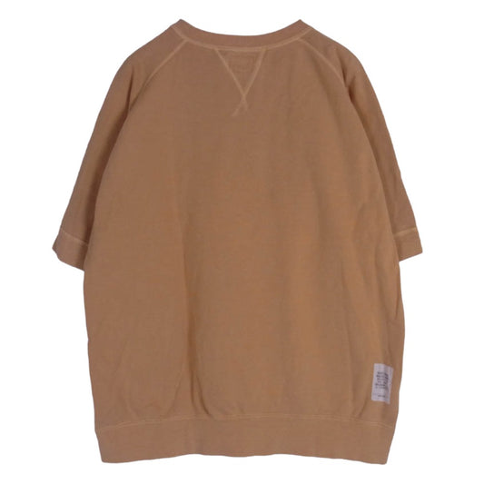 The REAL McCOY'S ザリアルマッコイズ TOY'S MCCOY トイズマッコイ ガーメントダイ 製品染め 無地 半袖 ラグラン スウェット シャツ オレンジ系 38【中古】