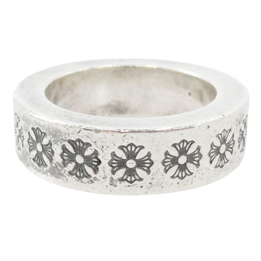 CHROME HEARTS クロムハーツ(原本無) 6mm SPACER FUCK YOU ファックユー スペーサー リング シルバー系 9.5号【中古】