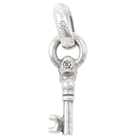 STARLIN GEAR スターリンギア ミニスケルトンキー ペンダントトップ シルバー系【中古】