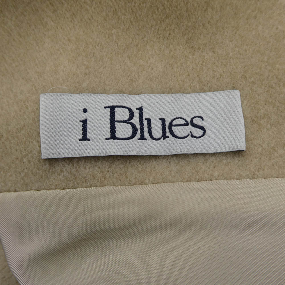 IBLUES イブルース イタリア製 ラナ ヴァージンウール ガウン コート ベージュ系 36【中古】