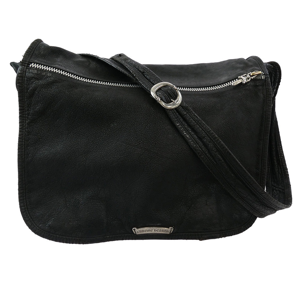 【未使用品】クロムハーツ メッセンジャーバッグ メールバッグ ワンショルダー CHROME HEARTS クロムハーツ（原本無） MESSENGER メッセンジャー ガン