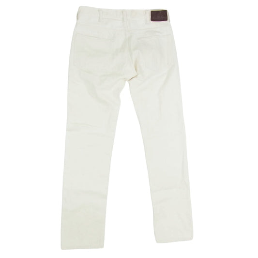 ADDICT CLOTHES アディクトクローズ ACV-P01 ACVM エーシーブイエム ORGANIC COTTON TAPERED DENIM テーパード デニム パンツ オフホワイト系 30【中古】