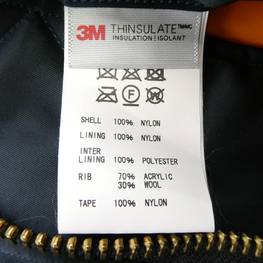 Buzz Rickson's バズリクソンズ 390-92153 PORTER ポーター MA-1 & WALLET (L) ネイビー系 40【美品】【中古】