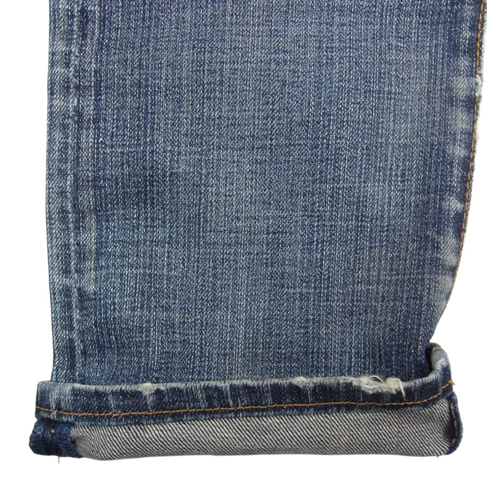 DIOR HOMME ディオールオム Skiny Denim Pants ダメージ加工 スリムフィット スキニー ジーンズ デニムパンツ インディゴブルー系 27【中古】