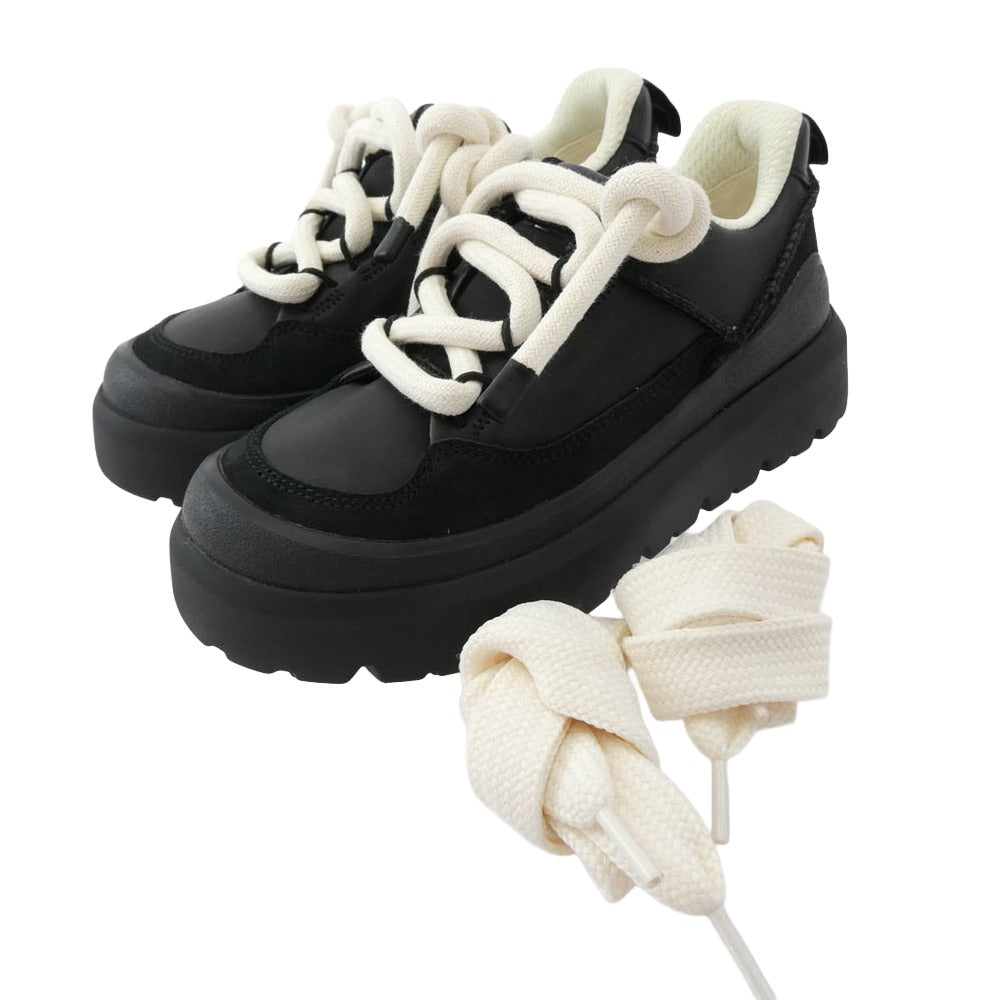 UGG アグ 1170910 Heritage Utility Sneaker ヘリテージ ユーティリティー スニーカー ブラック系 23cm【美品】【中古】
