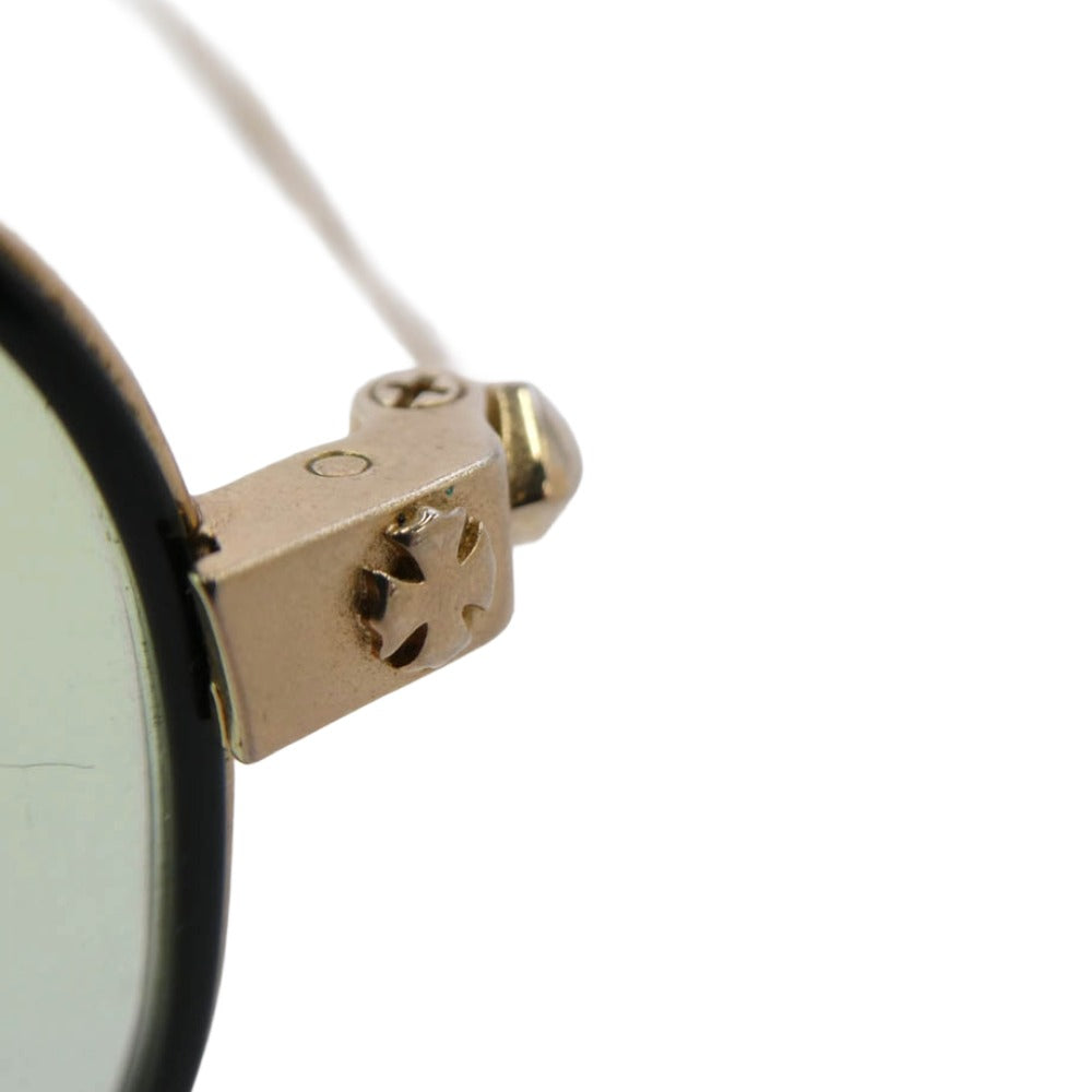 CHROME HEARTS クロムハーツ(原本無) BONE PRONE II CHプラス テンプル メタル フレーム サングラス ゴールド系【中古】