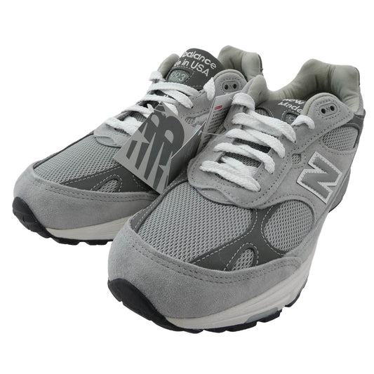 NEW BALANCE ニューバランス MR993GL USA製 スエード メッシュ スニーカー グレー系 27.0cm【極上美品】【中古】