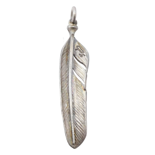 LYNCH SILVERSMITH リンチシルバースミス LNC313 FEATHER (M) フェザー ペンダントトップ シルバー系【中古】