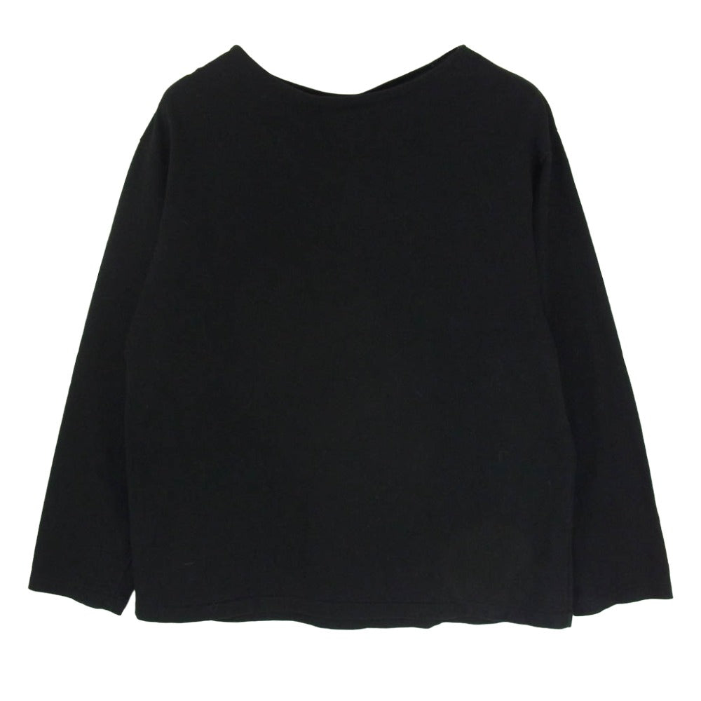 COMOLI コモリ 25AW C03-05016 コットン ボートネック 長袖 Tシャツ 