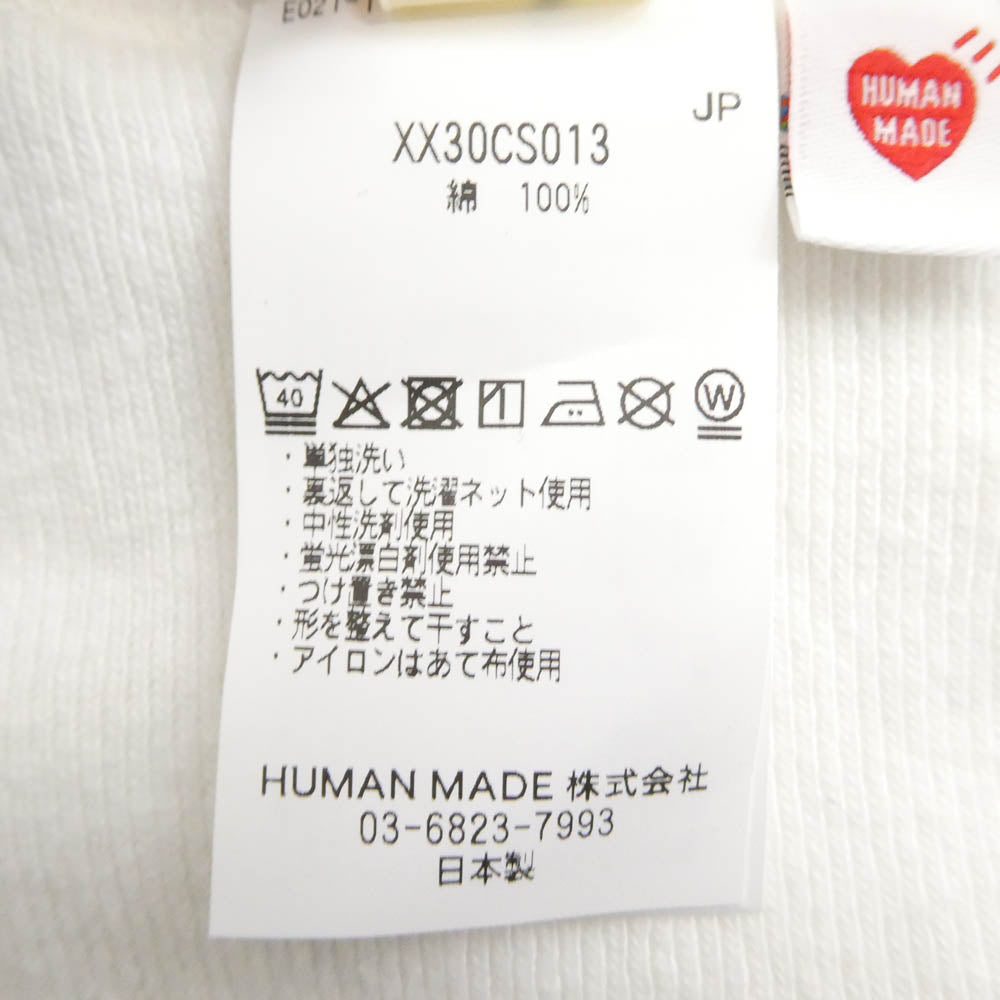 HUMAN MADE ヒューマンメイド XX30CS013 STARWARS TSURIAMI SWEATSHIRT クルーネック スウェット ホワイト系 XL【中古】