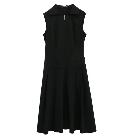 FOXEY フォクシー 19086-SPSAY54 ノースリーブ ワンピース ブラック系【中古】