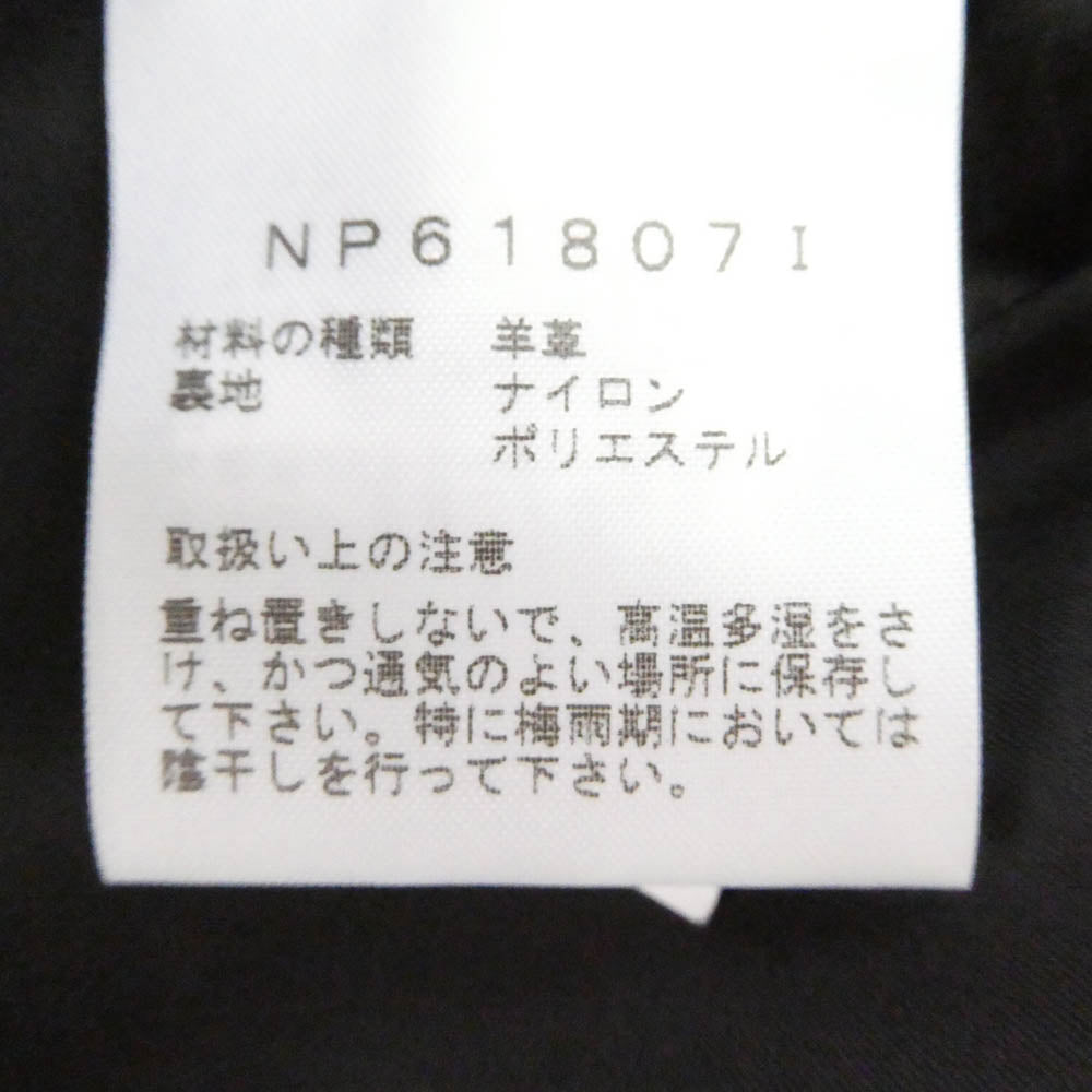 Supreme シュプリーム 18AW NP61807I × THE NORTH FACE ノースフェイス Leather Mountain Parka レザー マウンテン パーカー レザー ジャケット レッド系 L【中古】