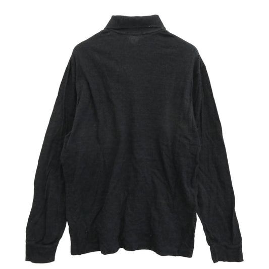 Yohji Yamamoto ヨウジヤマモト MD-T26-009 Y's for men ワイズフォーメン 長袖 ポロシャツ ブラック系 表記サイズなし【中古】