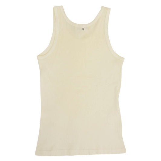 CHROME HEARTS クロムハーツ(原本無) グンゼボディ OLD オールド プレーン リブ タンクトップ ホワイト ホワイト系 M【中古】