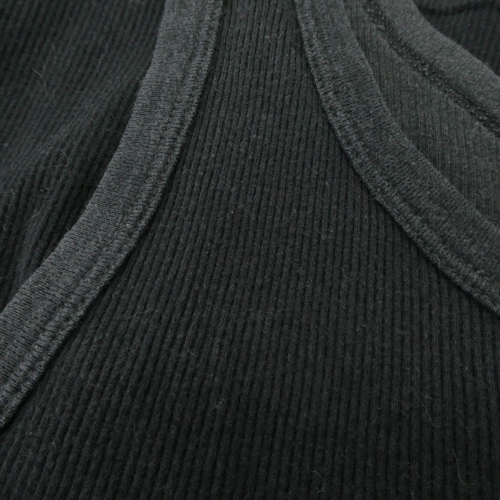 CHROME HEARTS クロムハーツ(原本無) グンゼボディ OLD オールド プレーン リブ タンクトップ ブラック ブラック系 M【中古】