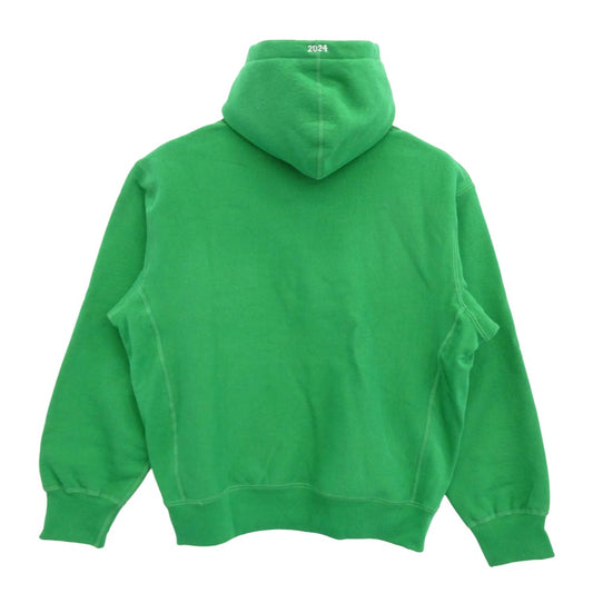 Supreme シュプリーム 24AW Box Logo Hooded Sweatshirt ボックス ロゴ フーデッド スウェットシャツ パーカー グリーン グリーン系 M【極上美品】【中古】